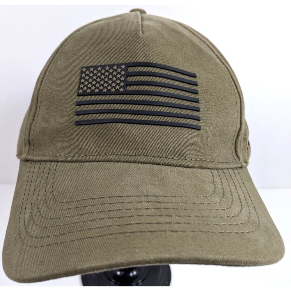 Army Performance Baseball Cap Adjustable Back Closure Embroidered Flag